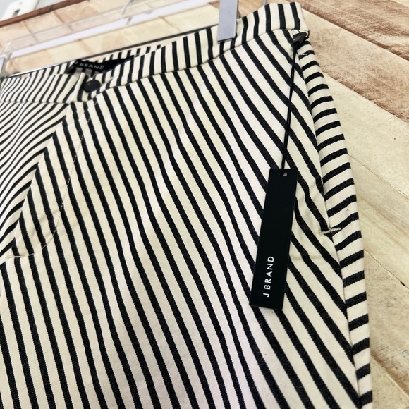 J Brand Striped Wide Leg Denim Trousers Stretchy Size 32 - Picture 9 of 9